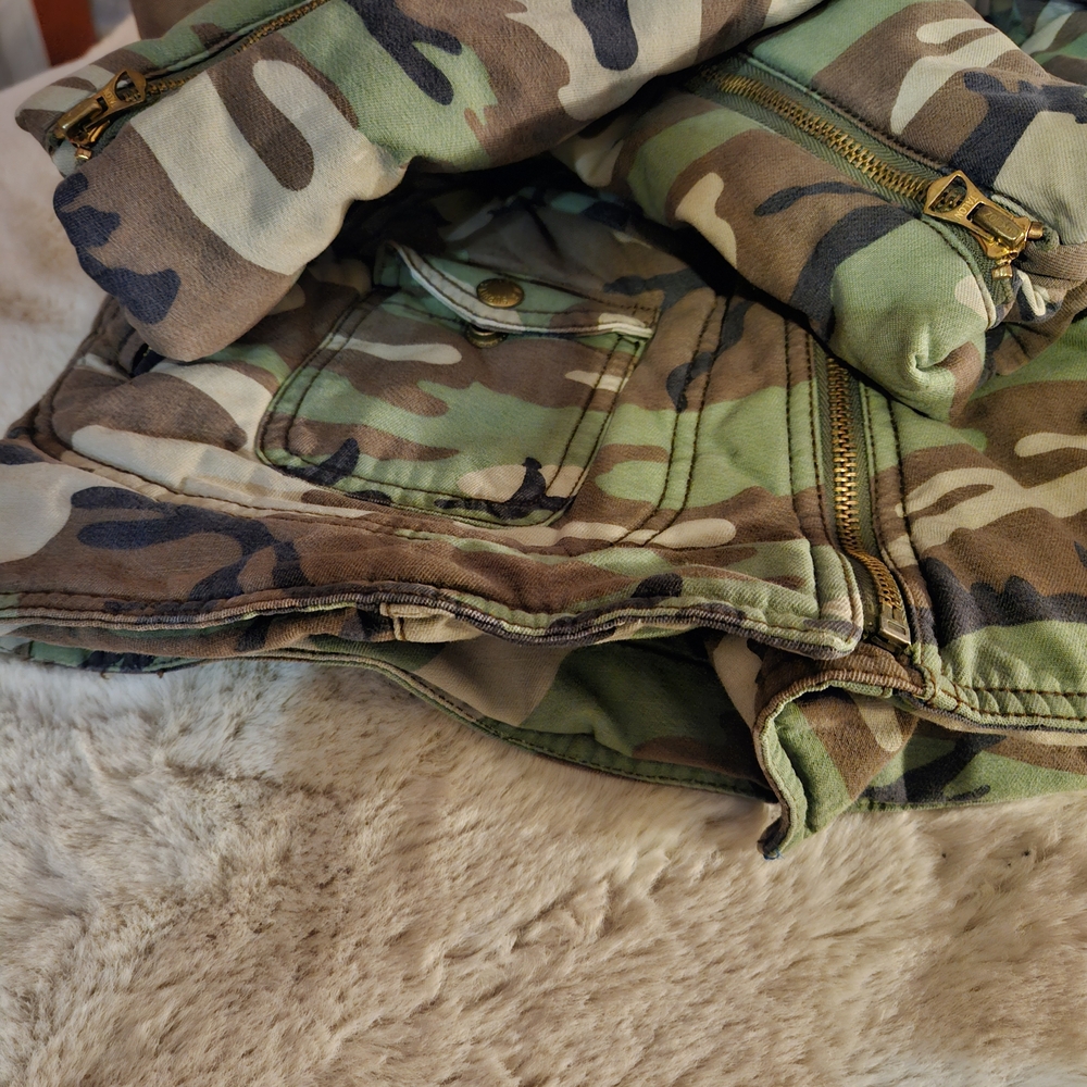 Denim & Supply Ralph Lauren Green Camouflage Field Jacket